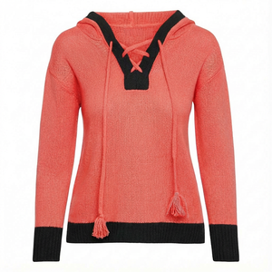 Sweat-shirts en tricot pour femmes fantaisie OEM, séchage rapide, respirant, couleurs personnalisées, design élégant, marque privée, vente en gros, prix de gros - Product Image 1