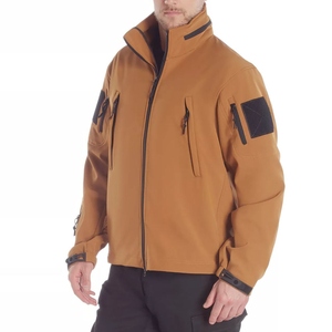 <b>Men's</b> Winter Sporty Hooded Front Logo Softshell <b>Jacket</b> with Custom Size - Product Image 6