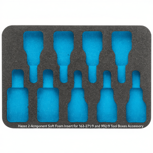Inserto de Espuma Suave de 2 Componentes Hazet para Cajas de Herramientas 163-271/9 y 992/9, Accesorio - Product Image 2