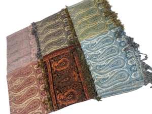 ผ้าพันคอไหมพรมพิมพ์ลายอินเดียสำหรับผู้หญิง ผ้าคลุมไหล ผ้าคลุมไหลสำหรับฤดูหนาว - Product Image 3