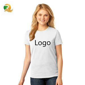 T-shirt de couleur unie 100% coton graphique personnalisé de haute qualité pour femmes T-shirt de maillot de corps pour hommes - Product Image 2