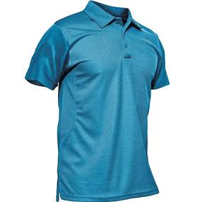 Camisetas Polo de manga corta de golf de verano con logotipo personalizado Camiseta polo deportiva transpirable para hombres de alta calidad - Product Image 3
