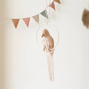 Nueva tendencia exquisita mimbre Natural ratán loro colgante acentos decorativos para sala de estar decoración del hogar hecho en Vietnam - Product Image 2