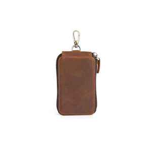 Best <b>Outdoor</b> High Quality Pure Genuine Leather Full Smooth Waterproof Quick Dry Large Capacity Zipper Closure <b>Men</b> Leather Wallet - Product Image 4