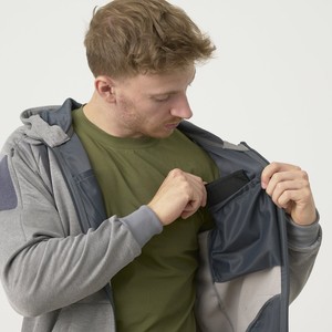 Sudadera Táctica con Cremallera para Hombre, 100% Poliéster, Tejido Grueso, Impermeable, con Capucha Ajustable con Cordón - Product Image 3
