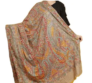 Selendang Katun Selendang Sutra Selendang Jacquard Syal Desainer Eksportir Pashmina Sutra Viscose Rayon Polikatton Buatan India Mumbai