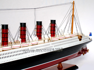 Modèle de navire RMS AQUITANIA / Modèle de navire de croisière / Modèle de navire en bois artisanal - Product Image 3