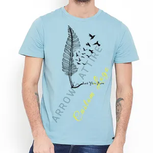 Modern Streetwear Camiseta Sustentável para Homens Vestuário Moda Desgaste Personalizado Seu Próprio Logotipo & Design Impresso T-shirt Atacado