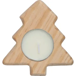 Porte-bougie en bois personnalisé pour la décoration de la maison - Product Image 2