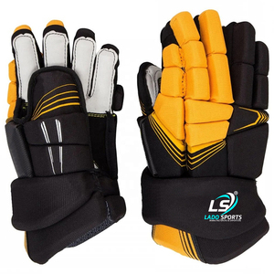 Faites votre propre logo pas cher prix Best-seller Logo professionnel imprimé Gants de hockey sur glace de haute qualité - Product Image 1