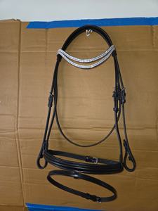 MH Global Exports Brida de Cuero Inglesa para Caballo Modelo MH-HB-37 para Uso Ecuestre, Logotipo Personalizado, Tamaños Completo/Cob/X-Completo, MOQ 10 - Product Image 4