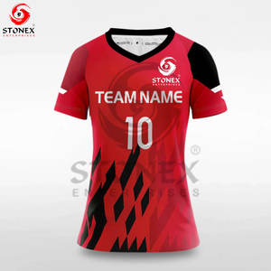 เสื้อเบสบอลสำหรับผู้หญิงเสื้อซอฟต์บอลแบบติดกระดุมเสื้อแขนสั้นระบายอากาศได้ดี - Product Image 5