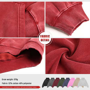 Élégant 280 GSM Hoodies Confortable Doux Coton Unisexe Sweats Casual Wear Prix Usine En Gros Custom Supply - Product Image 6