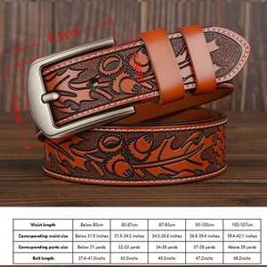 Accesorio de Moda Elegante para Cualquier Temporada, Cinturón de Cuero Genuino Hecho a Mano para un Aspecto Auténtico, Colores y Tamaños Personalizables - Product Image 2