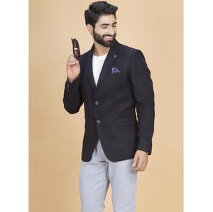 Traje Clásico Azul Marino para Hombre de Calidad de Exportación para Eventos Laborales y Ceremonias con Tallas Personalizadas Disponibles a Precio de Exportación - Product Image 1