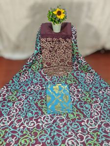Nuevo Vestido de Fiesta para Boda Somalí Tradicional, Moderno y Elegante, con Estampado Digital Alemán, Tela Dirac Slub Voile Jacquard - Product Image 2