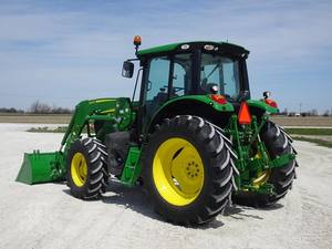 2022 JOHN DEEREE 6140M | Tractor agrícola Johnn Deer 6R155 con motor diésel de 80HP 4WD Tractor de rueda para caminar - Product Image 3