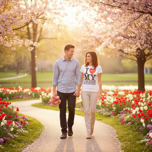 T-shirt unisexe en coton à manches courtes et col rond pour adulte, avec motif cœur rouge « J'aime vraiment mon petit ami grec », idéal pour la Saint-Valentin - Product Image 3