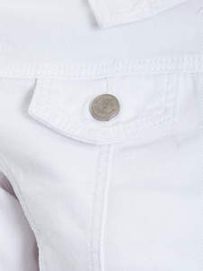 Veste en jean d'hiver en gros pour femmes, taille plus, style long, logo personnalisé, coton extensible, nouvelle conception de veste en jean 2026 - Product Image 5