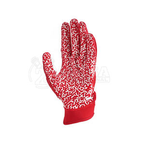 Guantes de fútbol americano de nuevo diseño para adultos Estilo impreso con palma adhesiva y cubierta de muñeca - Product Image 6