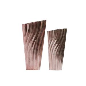 Jarrón de Metal para Decoración del Hogar, Jarrones de Piso de Metal Estándar, Acabado Dorado, Jarrón de Flores de Aluminio, Jarrón de Flores de Lujo - Product Image 5