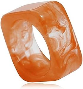 Wholesale Customized Best Quality Handcrafted High Polished Beautiful Colorful Fashion <b>Resin</b> <b>Ring</b> for Women From India - Product Image 4