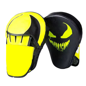 Venta al por mayor de almohadillas de perforación de entrenamiento profesional de alta calidad almohadillas de enfoque de cuero para adultos Kickboxing logotipo personalizado - Product Image 5