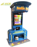 Machine de boxe à monnayeur ACS Ultimate Big Punch avec accepteur de billets pour usage en centre commercial, construction métallique, divertissement