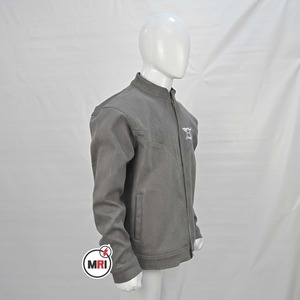 Veste mince à col montant avec logo brodé de style sportif de haute qualité New Street Cropped Zipper Casual Top Up Vestes pour hommes - Product Image 2