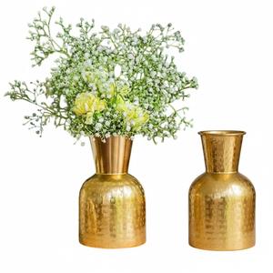 Latest Design Decorative Vase Silver Metal Flower Vase Decorative Table <b>Decoration</b> Table Vase Metal Vase Living Room <b>Decoration</b> - Product Image 4
