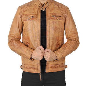 <b>Men</b> Fashion <b>Jackets</b> Wholesale Winter Leather <b>Jacket</b> Warm <b>Jacket</b> For <b>Men</b> - Product Image 3