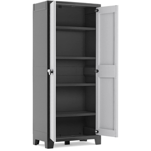 Armadio Tubeworm Titan XL Cm. 80x44x182 H Colore Antracite/Grigio - Product Image 1