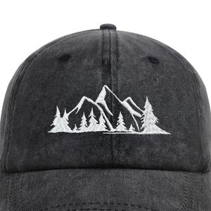 หมวกเบสบอลคลาสสิกดีไซน์ตามสั่งหมวกเบสบอลปักโลโก้สินค้ามาแรง - Product Image 2