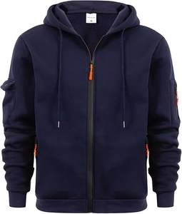 Sweat à capuche en laine de luxe haut de gamme personnalisé pour hommes et femmes, lourd, de haute qualité, technique de broderie tendance pour l'hiver - Product Image 1