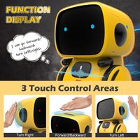 Robot Mainan Interaktif Pintar Baru 2026 dengan Kontrol Suara, Sensor Sentuh, Bernyanyi, Menari, Merekam, dan Mengulang untuk Anak-Anak