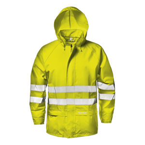 Chaqueta deportiva de seguridad personalizada Hi Viz, capucha, impermeable, reflectante, ropa de seguridad para invierno, cierre de cremallera transpirable de alta visibilidad - Product Image 6