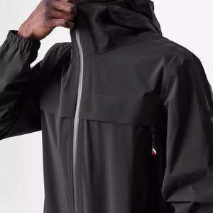 Chaqueta Softshell de Lona para Invierno, Impermeable, Cortavientos, de Secado Rápido, Transpirable, Ecológica, con Cuello Alto - Product Image 4