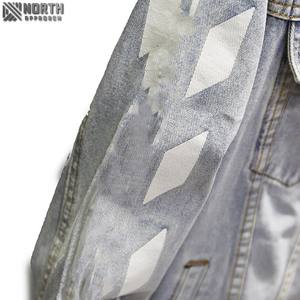 Dernière conception à faible taux et bon matériel Oem Services Tendance Mode et bonne vente Vestes en jean pour hommes-Veste en jean pour hommes - Product Image 6