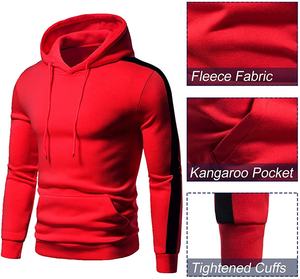 Custom Logo 380gsm Fleece Cashmere <b>Hooded</b> Men's XL Streetwear Tracksuit Cotton Loose Fit Gym Sportswear Solid Color Hoodies - Product Image 2