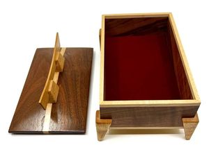 Caja de joyería y cosméticos de regalo artesanal de madera maciza de calidad HIHG multifuncional para decoración navideña - Product Image 5