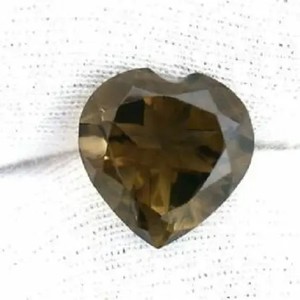 6mm AAA Grade Naturel Quartz Fumé Pierre Coeur À Facettes IGI Certifié En Gros Pierre Précieuse En Vrac pour La Fabrication De Bijoux - Product Image 1