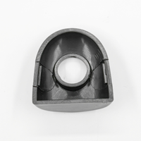 Nouvelle poignée de porte avec cache-trou en plastique ABS noir pour Megane Scenic (références 8200361250, 8200361251, 8200028786, 8200036411, 806470002R)