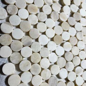 Botones Redondos en Blanco de Hueso de Búfalo Natural de Alta Calidad, Ecológicos y Personalizables para Prendas - Product Image 3