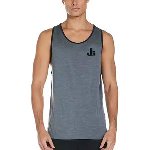 Débardeur d'entraînement décontracté léger pour hommes-100% coton séchage rapide écologique respirant confortable de haute qualité - Product Image 1