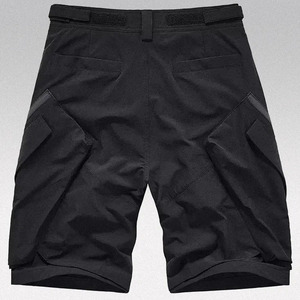 Pantalones cortos cargo de verano personalizados de alta calidad para hombre con estampado de logotipo Pantalones cortos chinos de tela de estambre diseñados para jóvenes - Product Image 2