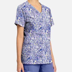 Conjuntos de Uniformes Médicos de Lona de Estilo Moderno, Uniformes de Hospital de Secado Rápido y Transpirables, Uniformes para Médicos y Enfermeras al por Mayor con Logotipo Personalizado - Product Image 2