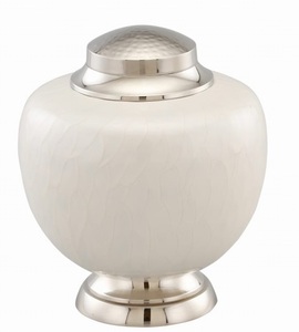 Nouvelle édition spéciale fournitures funéraires inférieures Vase pour le stockage des cendres humaines urne en métal de Style américain fait à la main pour la crémation - Product Image 2