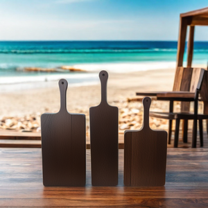 ยาวสีน้ําตาลธรรมชาติเข้มบล็อกสับไม้มะม่วงคุณภาพสูงHandcraftedตัดเสิร์ฟคณะกรรมการสมาร์ทบ้านร้านอาหารห้องครัว - Product Image 5