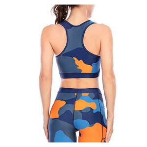 Sujetador deportivo sin costuras de fabricación profesional Reversible Fitness Gym Yoga Top para mujeres de talla grande transpirable para correr al aire libre - Product Image 5