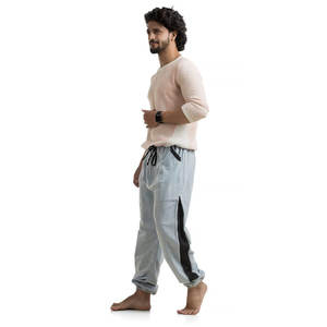 Pantalon baggy élégant pour hommes avec cordon de serrage à la taille et pantalon baggy à jambes larges pour hommes - Product Image 3